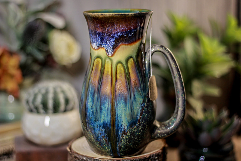 24-A New Earth Barely Flared Notched Mug, 18 oz.