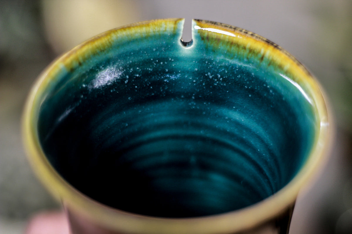 24-A New Earth Barely Flared Notched Mug, 18 oz.