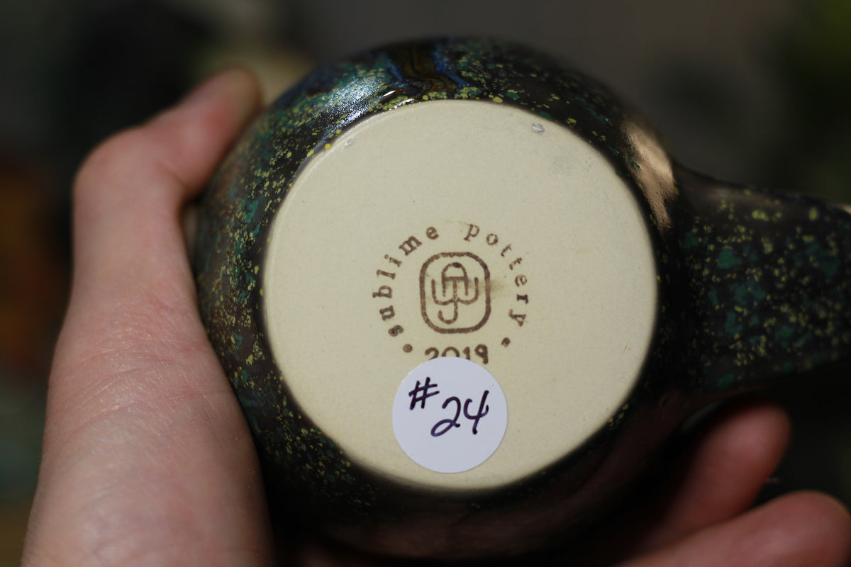 24-A New Earth Barely Flared Notched Mug, 18 oz.
