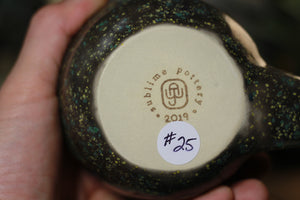 25-B Copper Agate Barely Flared Notched Acorn Mug - MISFIT, 17 oz. - 10% off