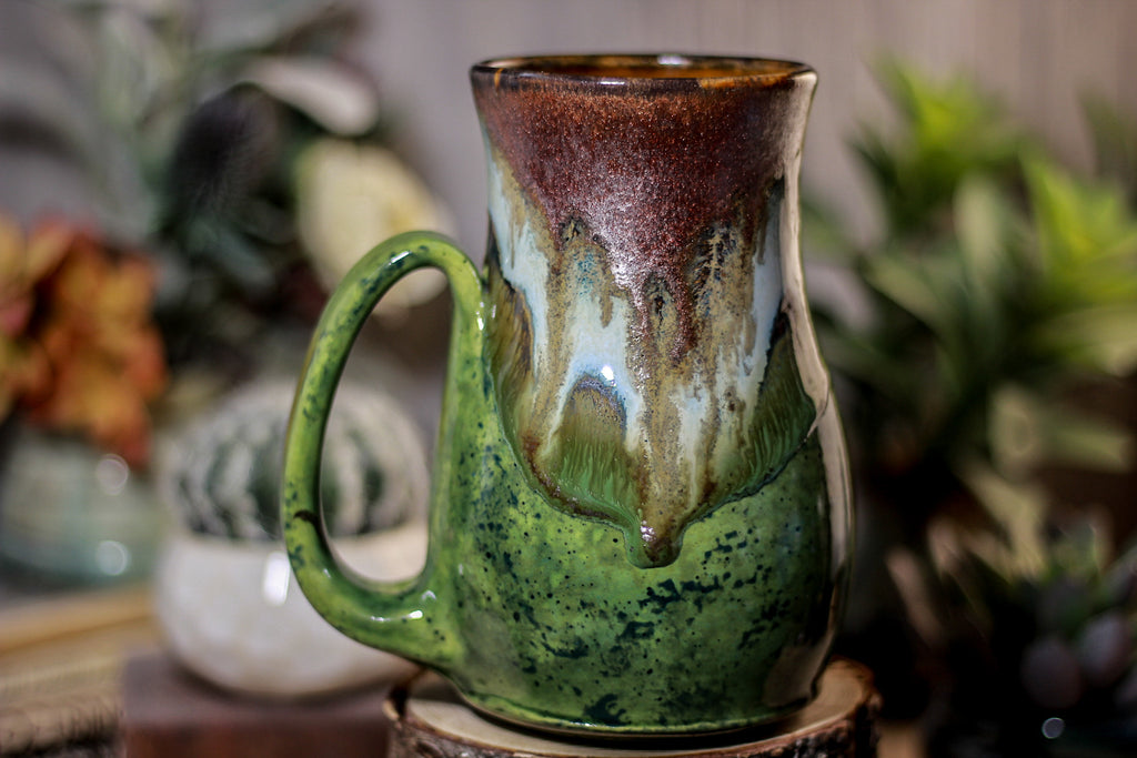 26-B Copper Agate Barely Flared Stein Mug, 23 oz.