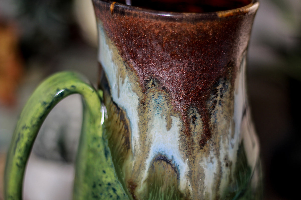 26-B Copper Agate Barely Flared Stein Mug, 23 oz.