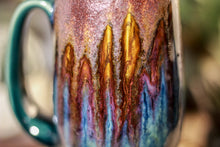 Load image into Gallery viewer, 27-B Copper Haze PROTOTYPE Notched Crystal Mug, 16 oz.