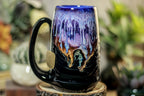 34-B Baja Twilight Notched Textured Acorn Mug, 15 oz.