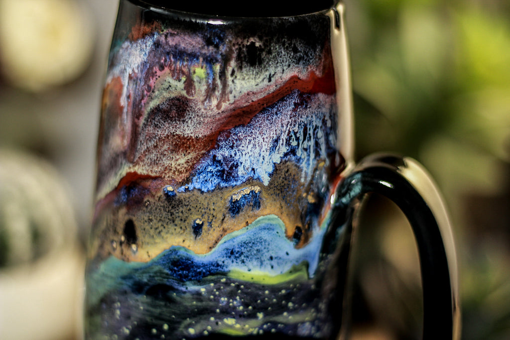 45-A Cosmic Grotto Notched Mug, 22 oz.