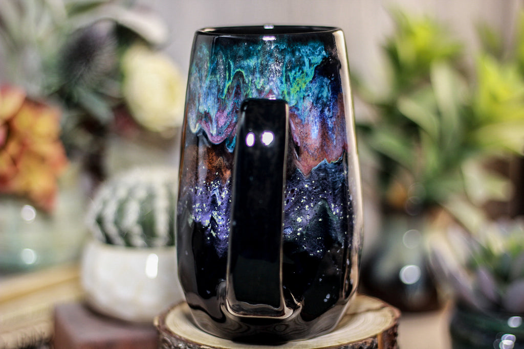 48-A Rainbow Stellar Crystal  Mug, 20 oz