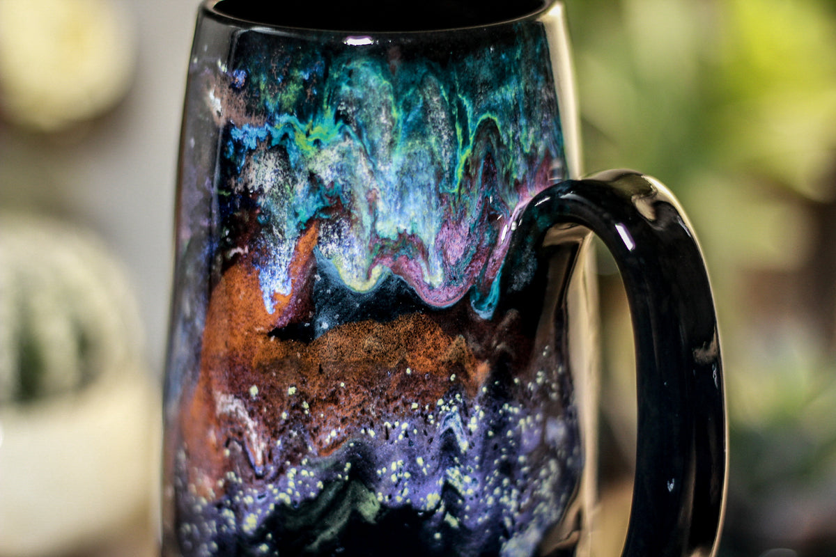 48-A Rainbow Stellar Crystal  Mug, 20 oz