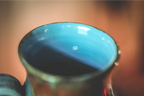 10-B Copper Agate Barely Flared Textured Acorn Mug - TOP SHELF, 18 oz.