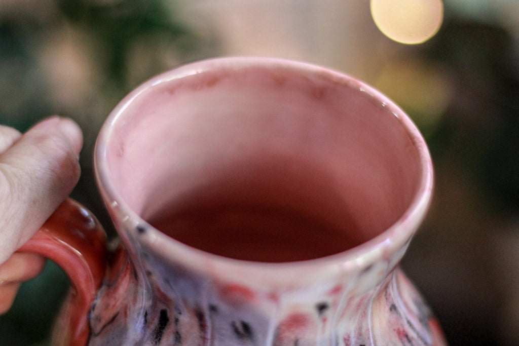 06-C Granny's Lace PROTOTYPE Flared Mug - MINOR MISFIT, 25 oz. - 10% off