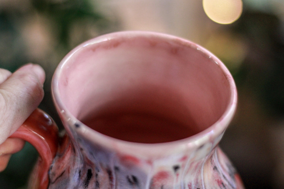 06-C Granny's Lace PROTOTYPE Flared Mug - MINOR MISFIT, 25 oz. - 10% off