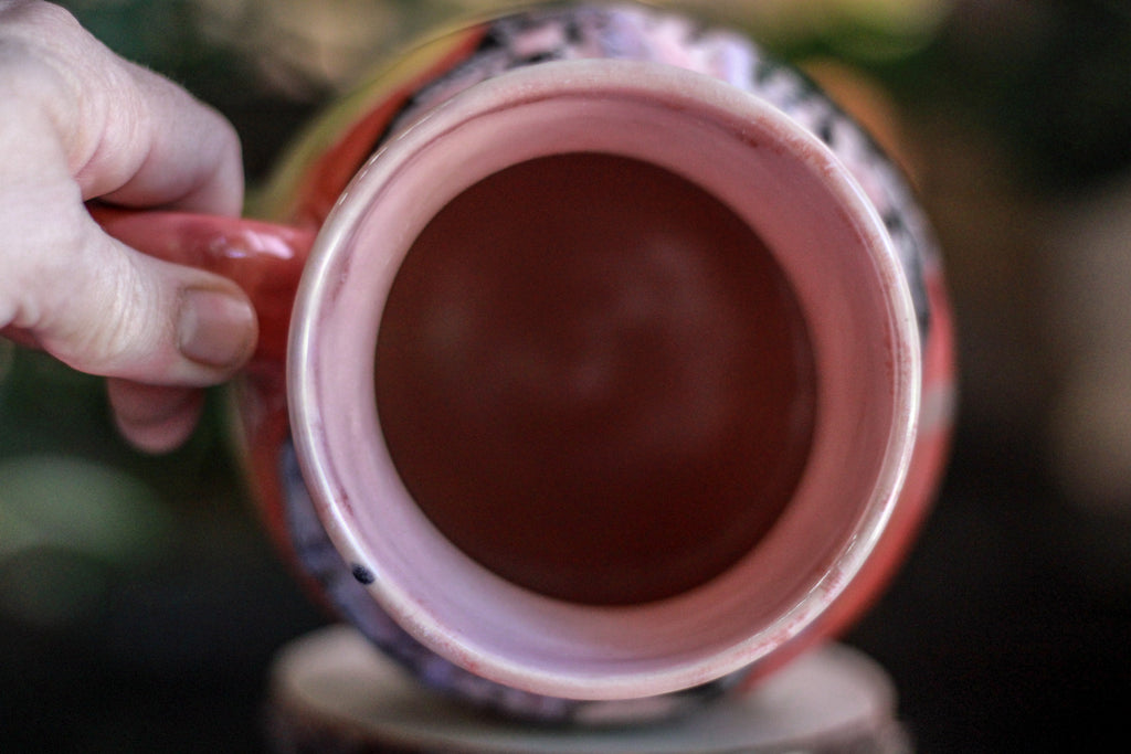 06-C Granny's Lace PROTOTYPE Flared Mug - MINOR MISFIT, 25 oz. - 10% off