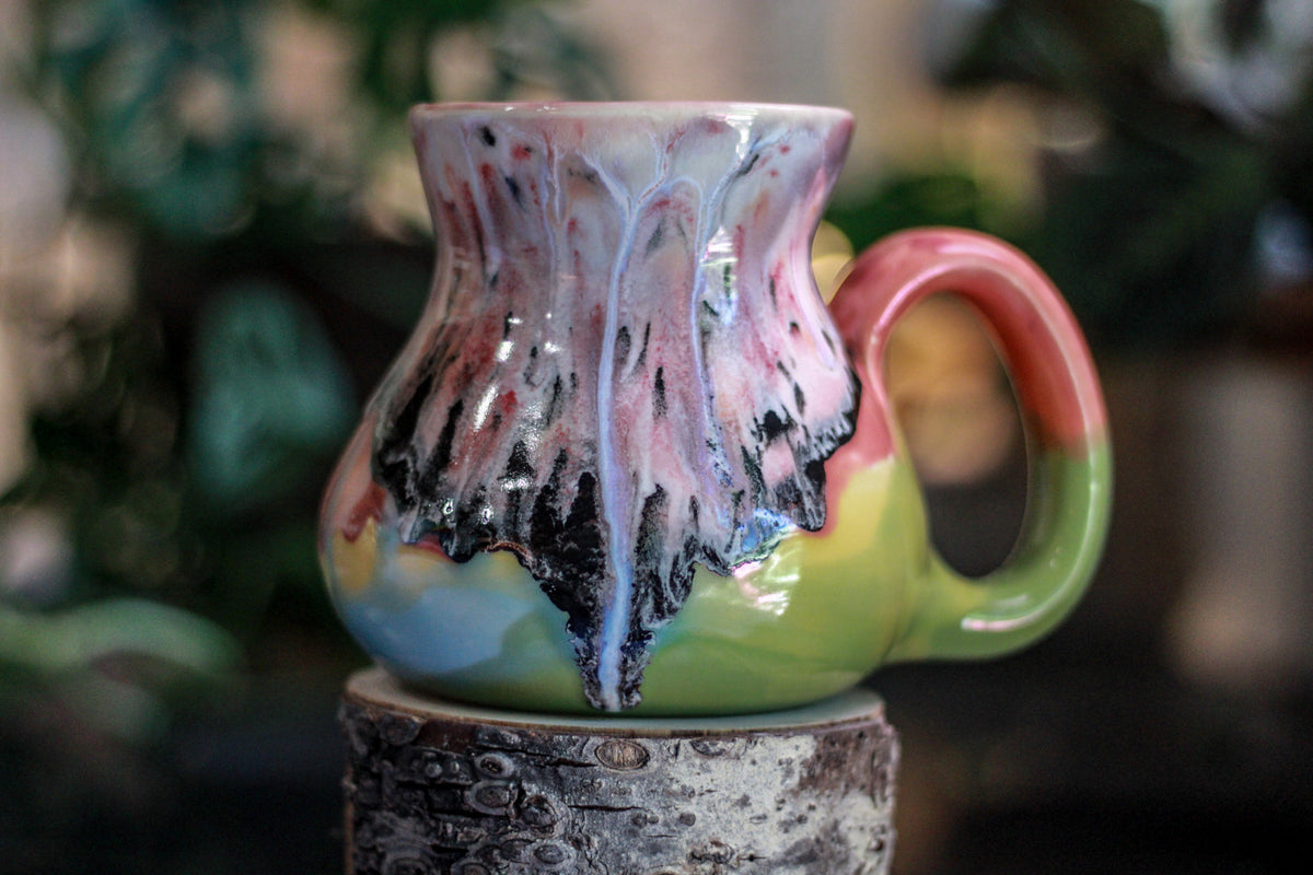 06-C Granny's Lace PROTOTYPE Flared Mug - MINOR MISFIT, 25 oz. - 10% off