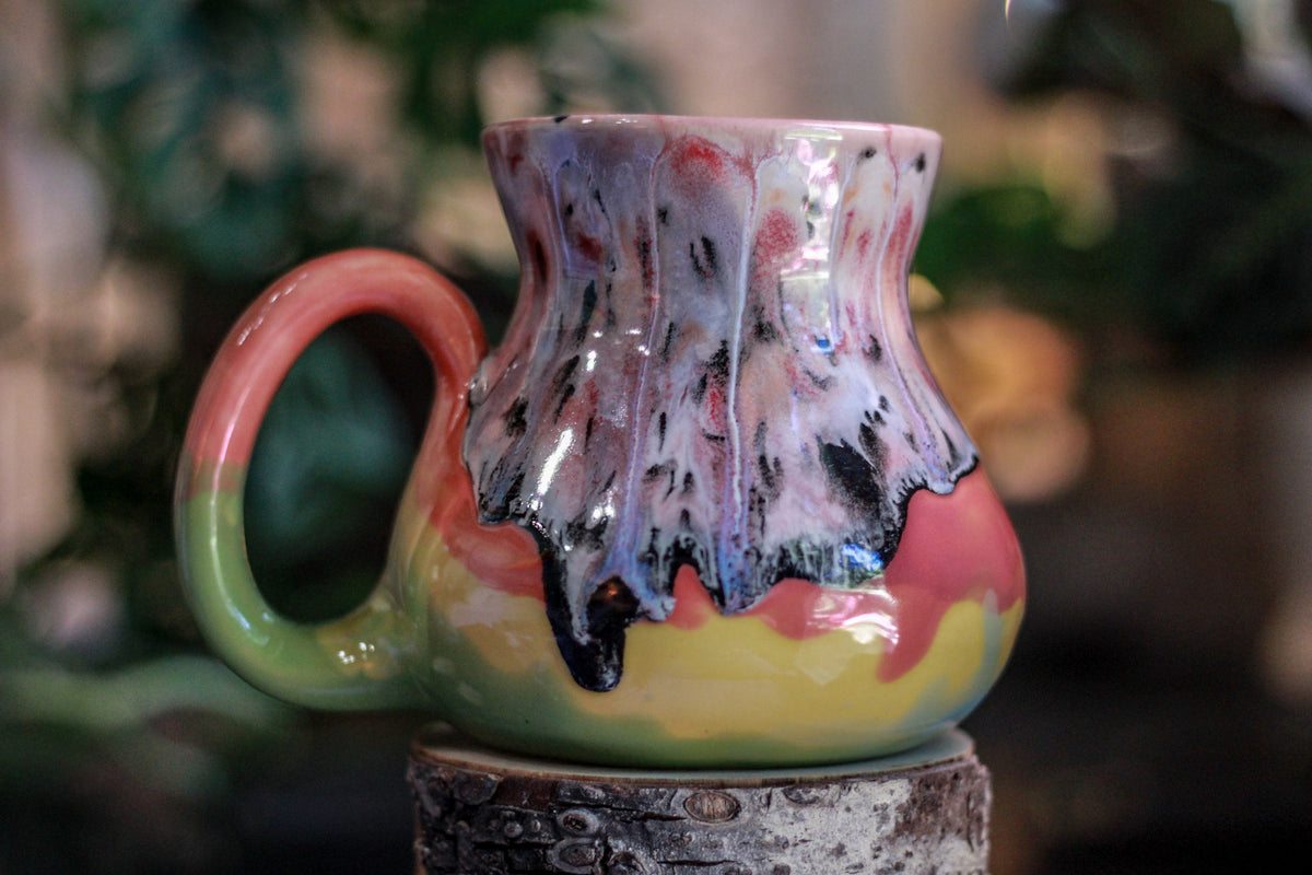 06-C Granny's Lace PROTOTYPE Flared Mug - MINOR MISFIT, 25 oz. - 10% off